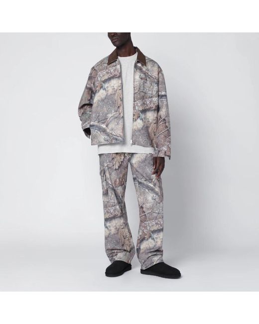 Represent Jassen ,Veelkleurig ,Katoen Realtree Camo Trucker Jacket in het Gray voor heren