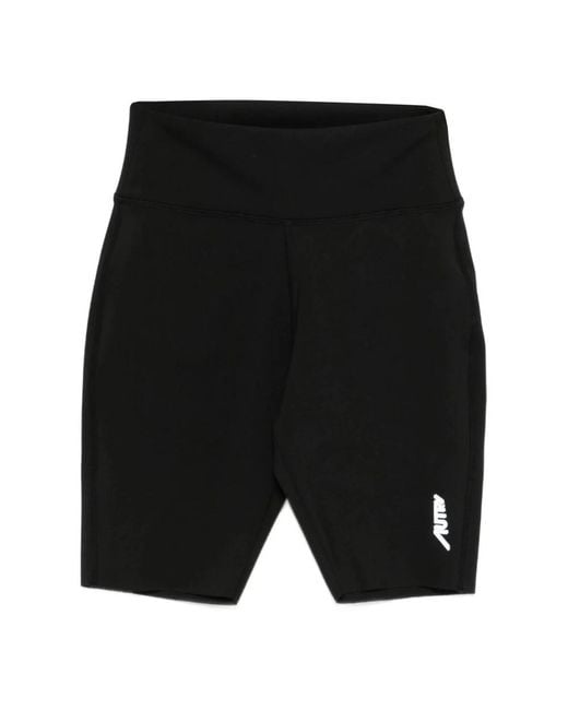 Autry Black Casual Shorts