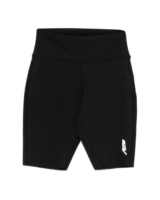 Autry Fitness ,Zwart ,Polyester Training Shorts in het Black
