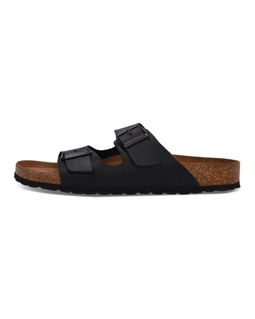 Salamander Black Sliders for men
