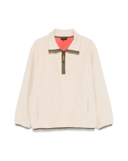 A.P.C. Hoodies & Sweatvesten Sweater Met Rits in het Natural voor heren