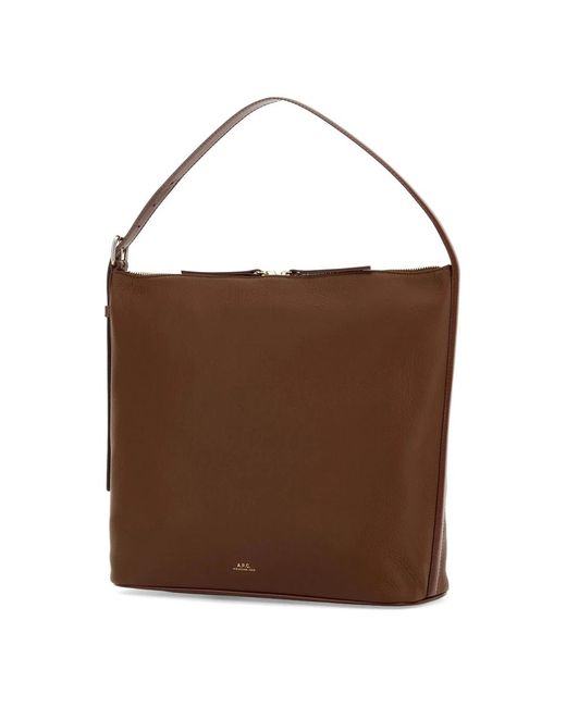 A.P.C. Brown Shoulder Bags