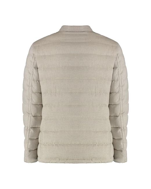 Moorer Woll-Kaschmir-Blazer Mit Polsterung in Gray für Herren