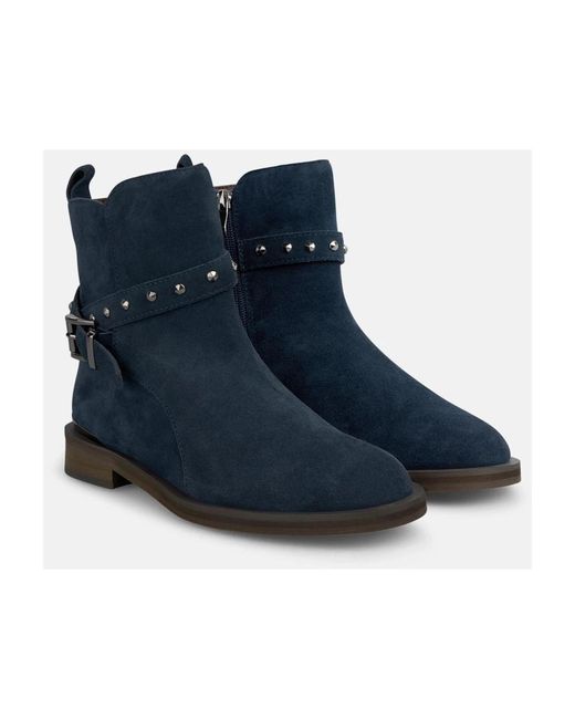 Alma En Pena. Blue Ankle Boots