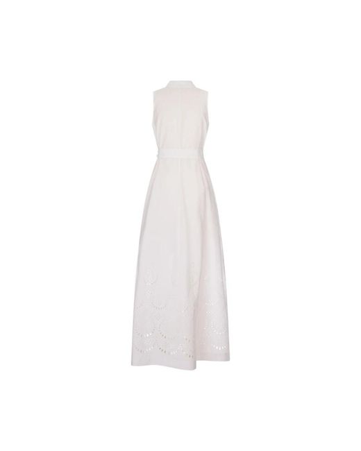 P.A.R.O.S.H. White Midi Dresses