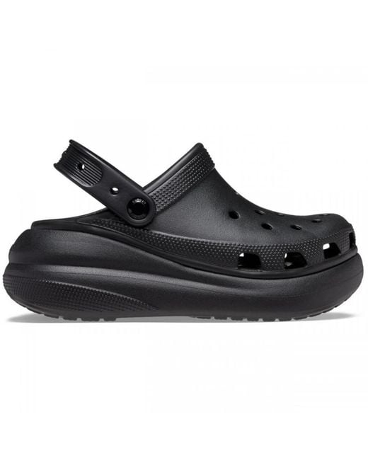 CROCSTM Schoenen ,Zwart ,Zwarte Plateauklomp Met Comfort Technologie in het Black