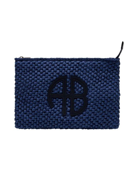 Anine Bing Blue Clutches