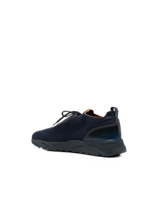 Santoni Blue Trainers for men