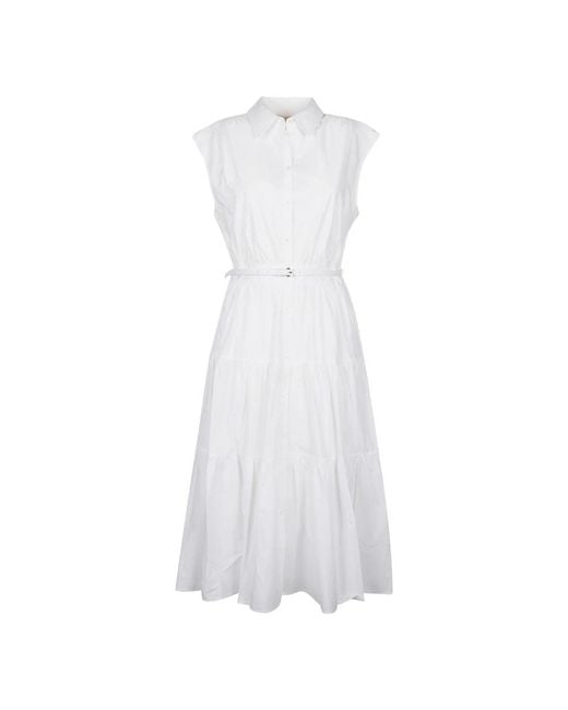 Michael Kors White Shirt Dresses