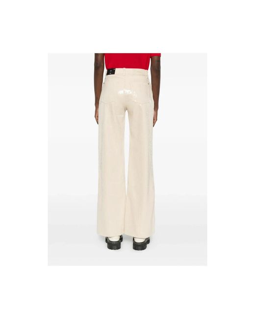 7 For All Mankind Natural Wide Trousers