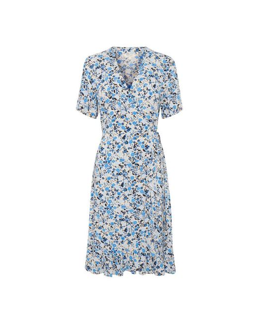 Part Two Blue Wrap Dresses
