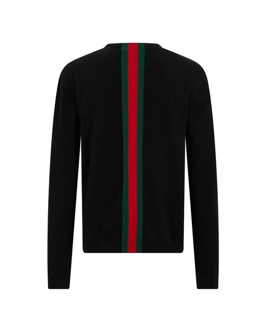 Gucci Black Cashmere Knitwear for men
