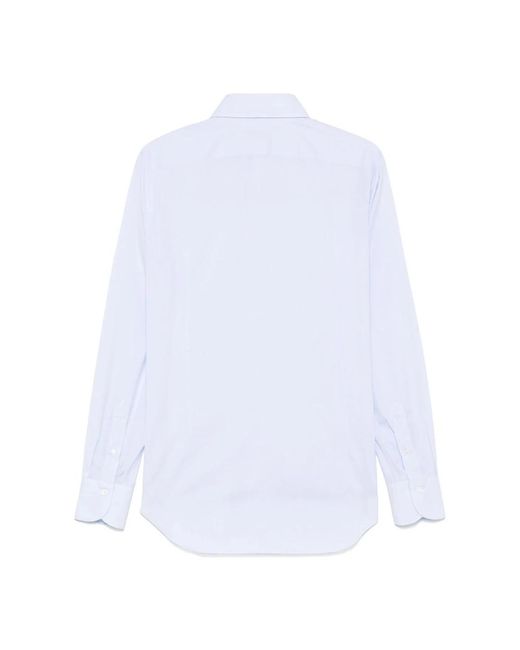 Finamore 1925 White Formal Shirts for men