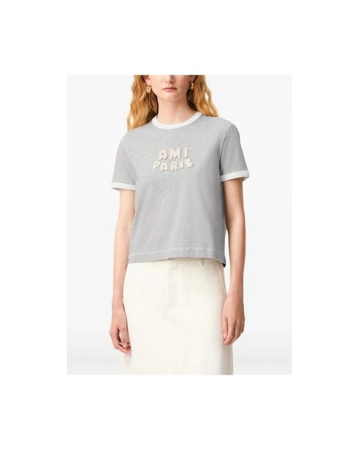 AMI Gray T-Shirts