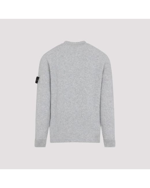 Stone Island Grauer Pullover Aw25 Stilvoll Bequem in Gray für Herren
