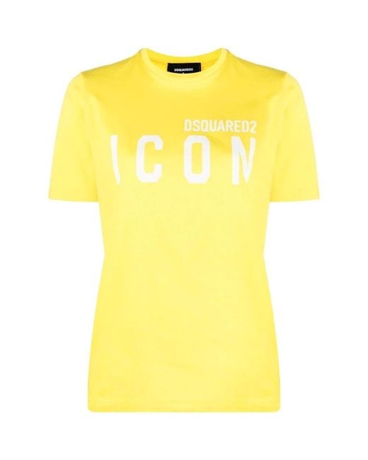 DSquared² Yellow T-Shirts
