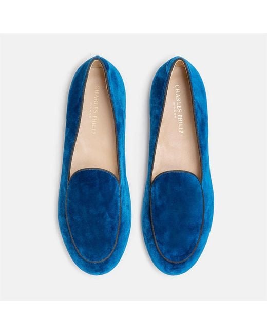 Shoes > flats > loafers Charles Philip pour homme en coloris Blue