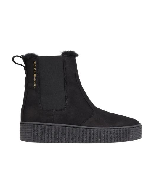 Chelsea Boots di Tommy Hilfiger in Black