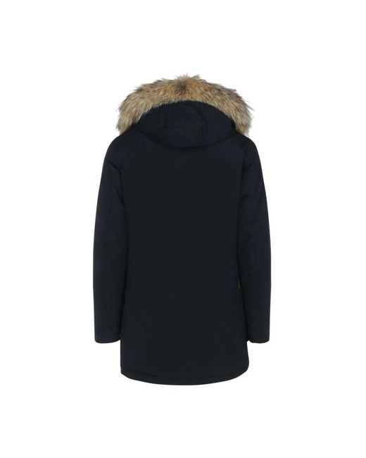 Woolrich Blue Parkas for men