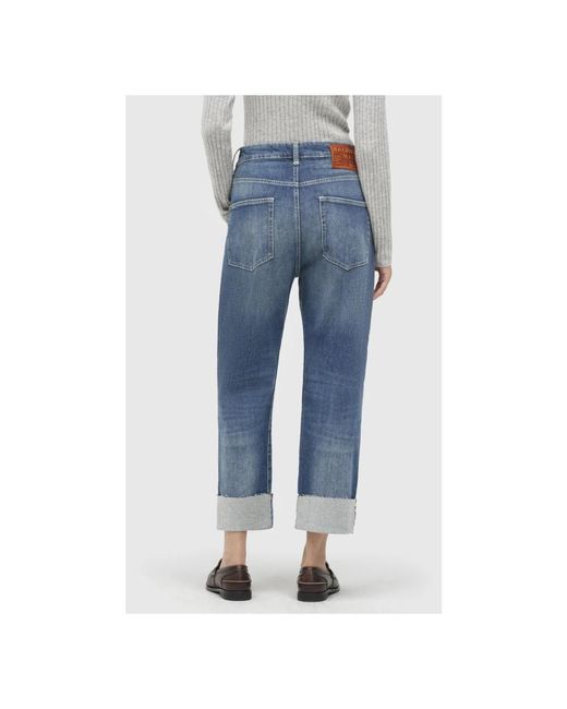 M·a·c Blue Cropped Jeans