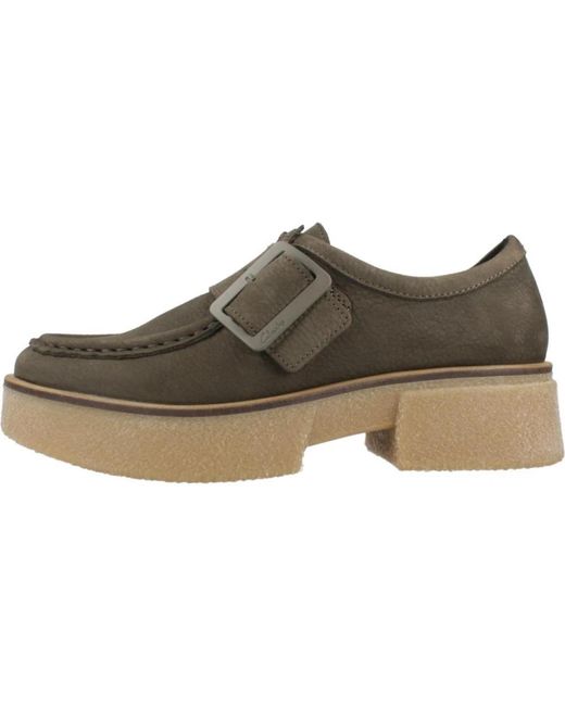 Flats Clarks en coloris Brown