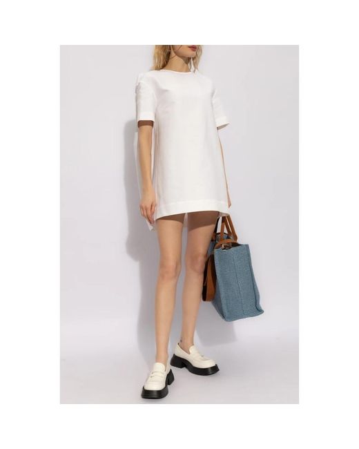 Marni White Short Dresses
