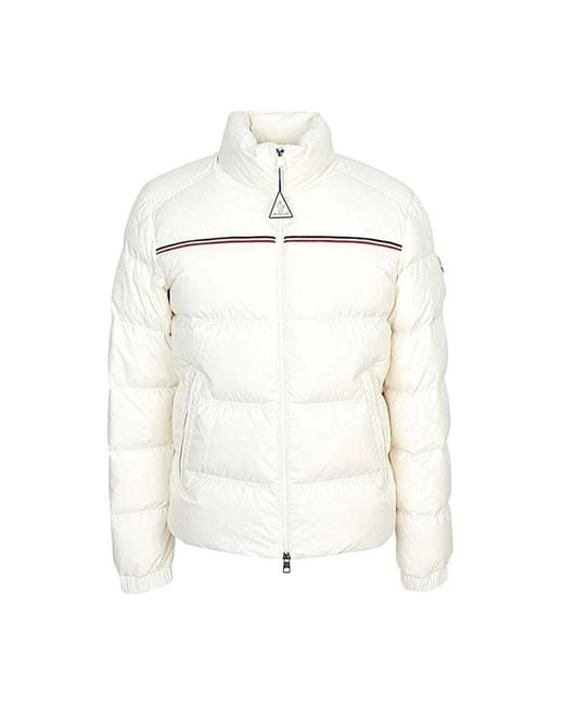 Moncler White Winter Jackets for men