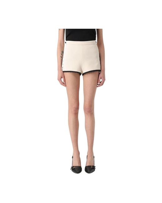 Short Shorts Elisabetta Franchi en coloris Natural
