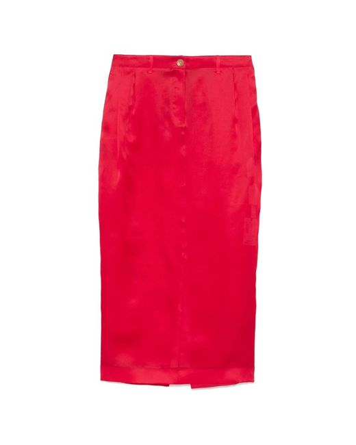 Maxi Skirts Khaite de color Red