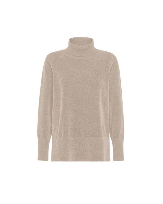 Rrd Natural Chenille Monochromer Rollkragenpullover
