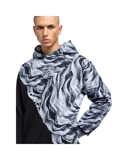 carlo colucci Blue Hoodies for men