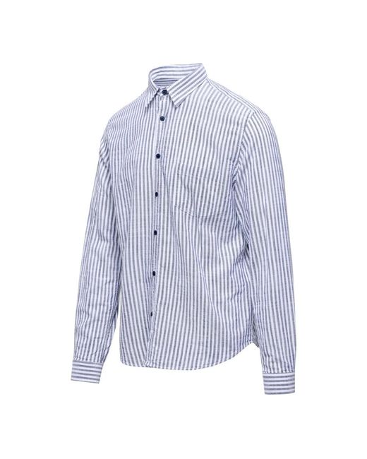 Bomboogie Blue Casual Shirts for men