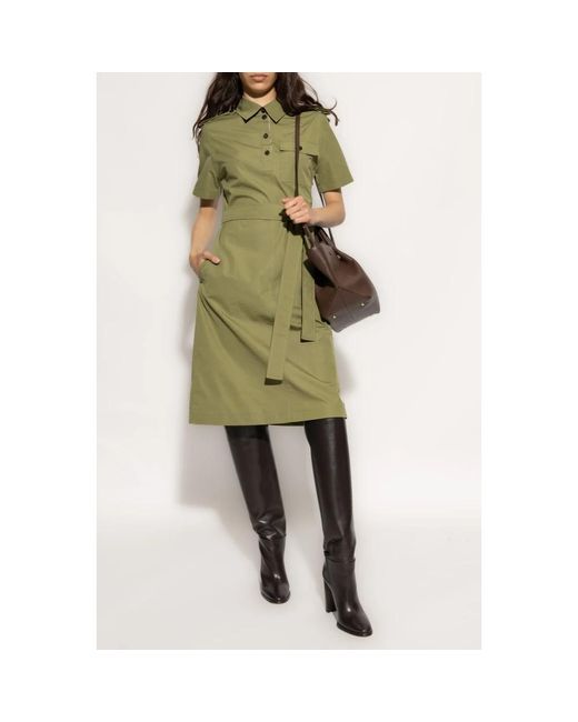 Short Dresses Burberry de color Green