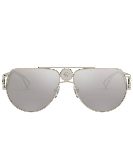 Versace Gray Sunglasses for men