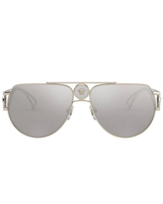 Versace Gray Sunglasses for men