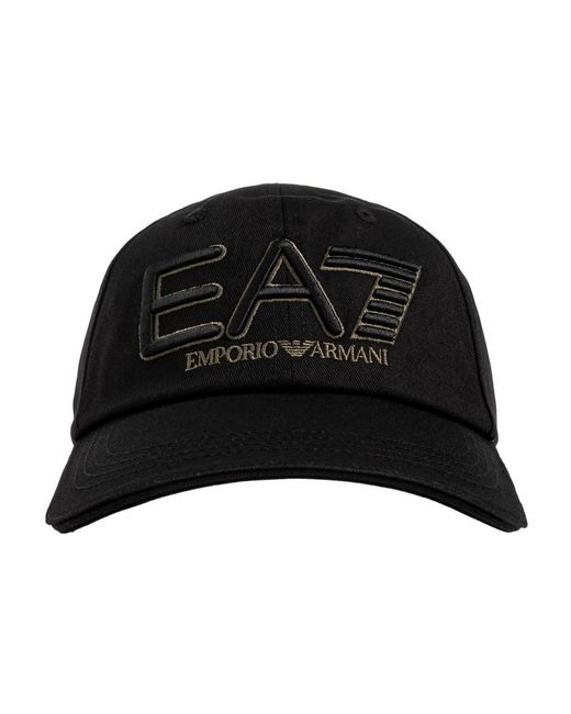 EA7 Baseballpet Logo Serie in het Black