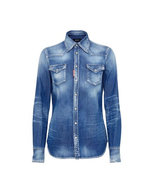 DSquared² Denim Shirts in het Blue
