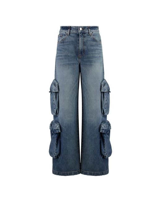 Amiri Blue Wide Jeans