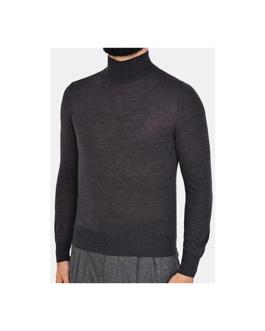 Canali Blue Turtlenecks for men
