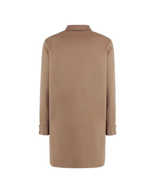 Moorer Brown Single-Breasted Coats