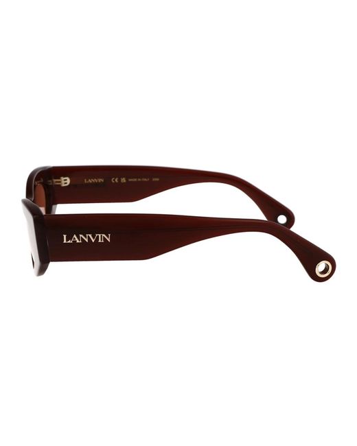 Lanvin Brown Stylische sonnenbrille mit lnv669s design