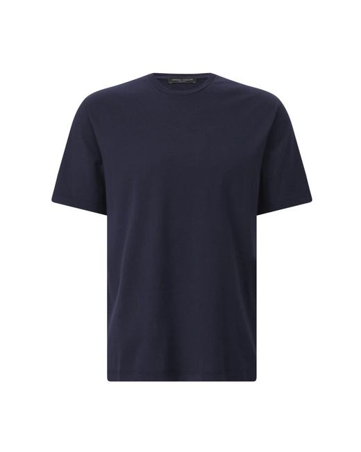 Roberto Collina Baumwoll T-Shirt Klassischer Stil Italien in Blue für Herren