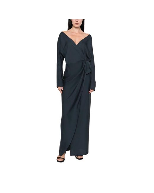 Wrap Dresses Cortana de color Blue