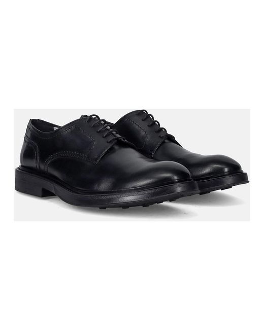 Sangiorgio Black Dress Shoes for men