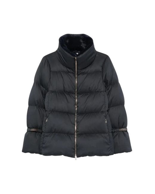 Herno Black Winter Jackets