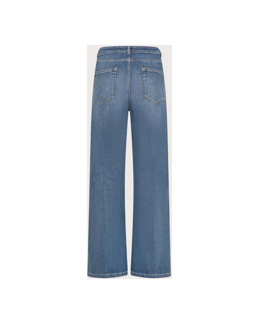 Seventy Wide Jeans in het Blue