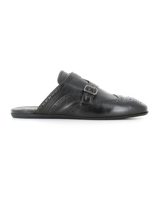 Officine Creative Black Mules