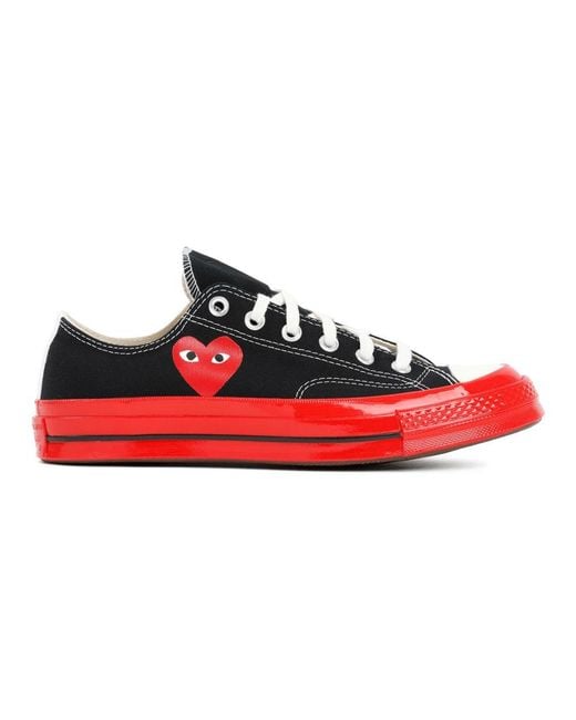 COMME DES GARÇONS PLAY Red Heart Print Sneakers