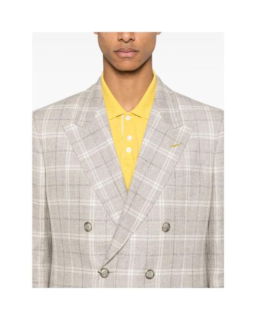 Etro Gray Blazers for men