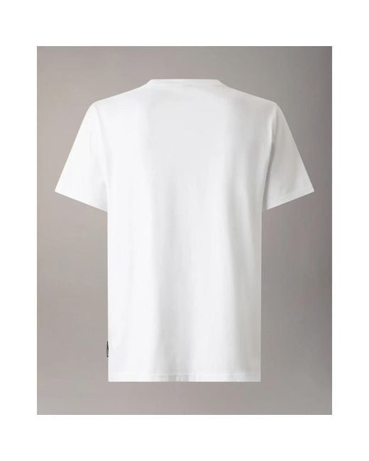 T-Shirts Moose Knuckles de hombre de color White